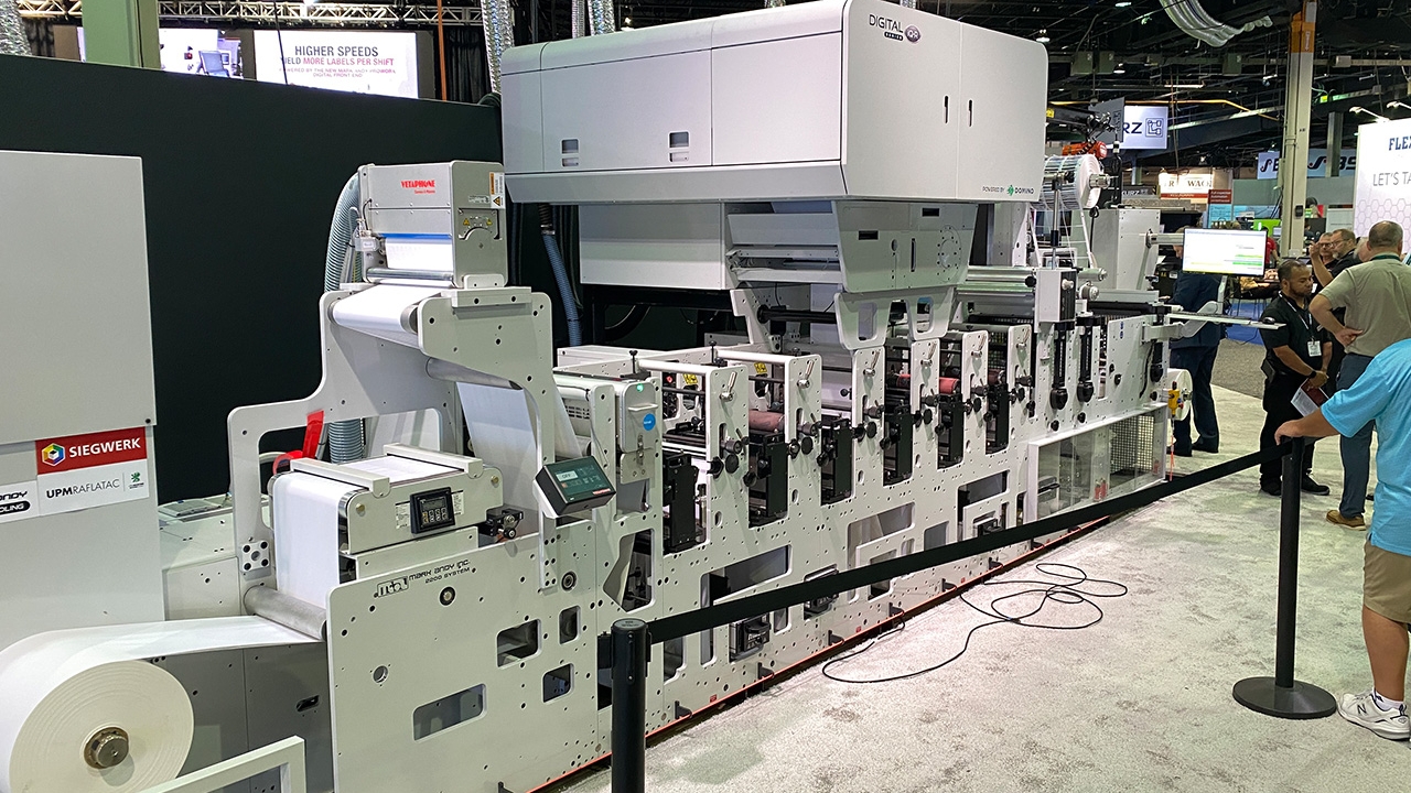 Domino and Mark Andy launch hybrid press | Labels & Labeling